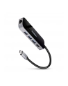 axagon Karta sieciowa HMC-6GL 3x USB-A, HDMI, RJ-45, USB 3.2 Gen 1 hub, PD 100W 20cm USB-C kabel - nr 2