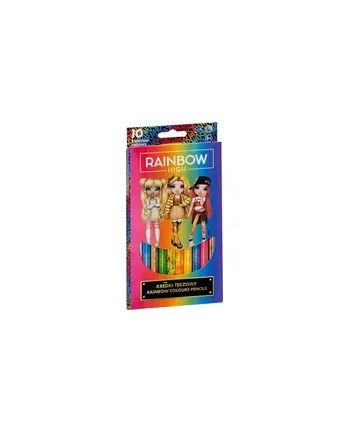 Kredki tęczowe - 10 kolorów - Rainbow High ASTRA