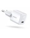 aukey Mini ładowarka sieciowa PA-B1 Omnia  1xUSB-C Power Delivery 20W 3A Biała - nr 1
