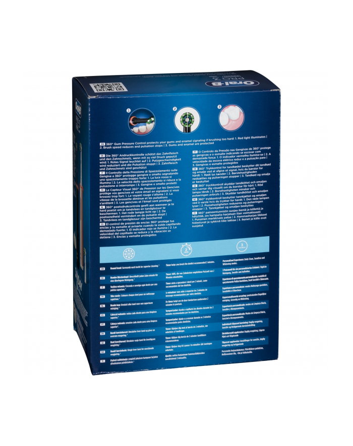 Braun Oral-B Pro 3 3900N Gift Edition, electric toothbrush (Kolor: CZARNY/pink, incl. 2nd handpiece) główny