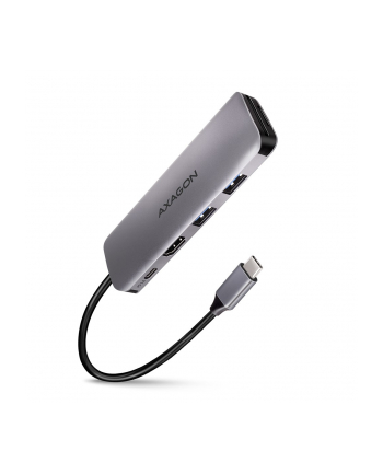 axagon Wieloportowy hub HMC-5 2x USB-A, HDMI, SD/microSD, USB 3.2 Gen 1, PD 100W, 20cm USB-C kabel