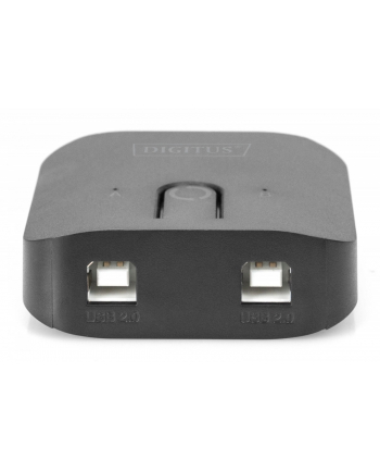 digitus Przełącznik USB 2.0, 2 PC - 1 Urządzenie, samozasilający