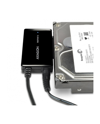 axagon Adapter, w tym zasilacz ADSA-FP3, USB 3.2 Gen 1 - SATA 6G HDD FASTport3