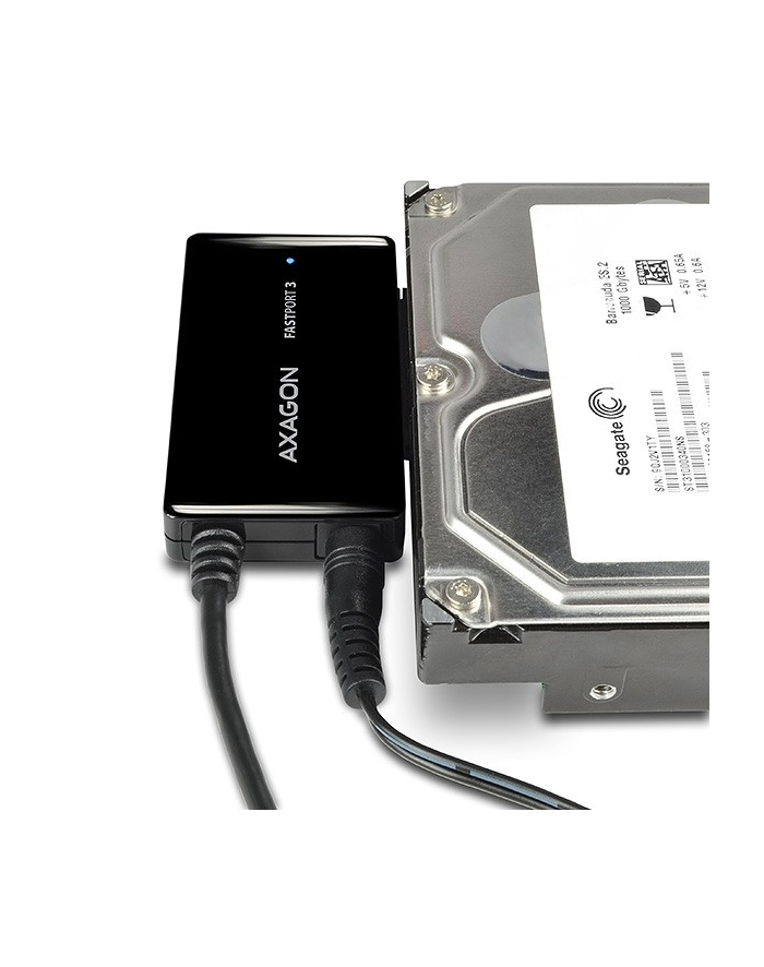 axagon Adapter, w tym zasilacz ADSA-FP3, USB 3.2 Gen 1 - SATA 6G HDD FASTport3 główny