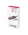 axagon Miedziany radiator z wentylatorem do dwustronnych dysków M.2 SSD CLR-M2FAN, wysokość 13cm - nr 17