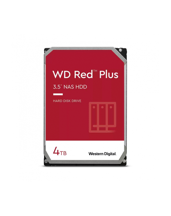 western digital Dysk 3,5 cala WD Red Plus 4TB CMR 256MB/5400RPM główny
