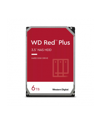 western digital Dysk 3,5 cala WD Red Plus 6TB CMR 256MB/5400RPM