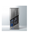 axagon Obudowa zewnętrzna, aluminiowa, bezśrubowa, EEM2-SG2, USB-C 3.2 Gen 2 - M.2 NVMe ' SATA SSD - nr 21