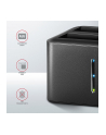 axagon MINI stacja dokująca ADSA-D25, USB 3.2 Gen 1 - 2x SATA 6G 2.5' SSD/HDD CLONE - nr 10