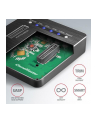 axagon Stacja dokująca ADSA-M2C, USB-C 3.2 Gen 2 - 2x M.2 NVMe SSD CLONE MASTER - nr 19