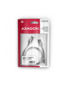 axagon Kabel (USB-C - USB-C) BUCM32-CM10A 3.2 Gen 2, 1m, PD 100W, 5A, 4K HD, ALU, oplot, czarny - nr 2