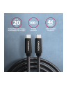 axagon Kabel (USB-C - USB-C) BUCM32-CM10A 3.2 Gen 2, 1m, PD 100W, 5A, 4K HD, ALU, oplot, czarny - nr 7