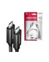 axagon Kabel USB-C - USB-A 3.2 Gen 2 BUCM32-CM20AB, 2m, PD 100W, 5A, 4K HD, ALU, oplot, czarny - nr 22