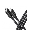 axagon Kabel USB-C - USB-C BUCM3-CM20AB 3.2 Gen 1, 2m, PD 60W, 3A, ALU, oplot, czarny - nr 29