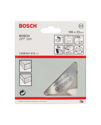 bosch powertools Bosch slot mill 105x20-8 - 3608641013