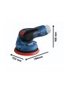 bosch powertools Bosch Cordless eccentric sander GEX 12V-125 Professional solo, 12 volt (blue/Kolor: CZARNY, without battery and charger, L-BOXX) - nr 4