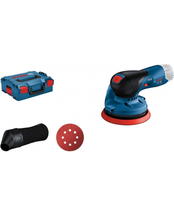 bosch powertools Bosch Cordless eccentric sander GEX 12V-125 Professional solo, 12 volt (blue/Kolor: CZARNY, without battery and charger, L-BOXX)