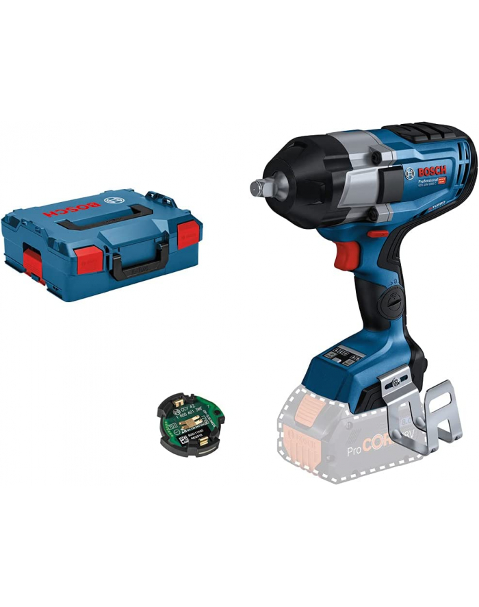 bosch powertools Bosch Cordless impact wrench BITURBO GDS 18V-1000 C Professional solo, 18V (blue/Kolor: CZARNY, without battery and charger, 1/2 , in L-BOXX) główny