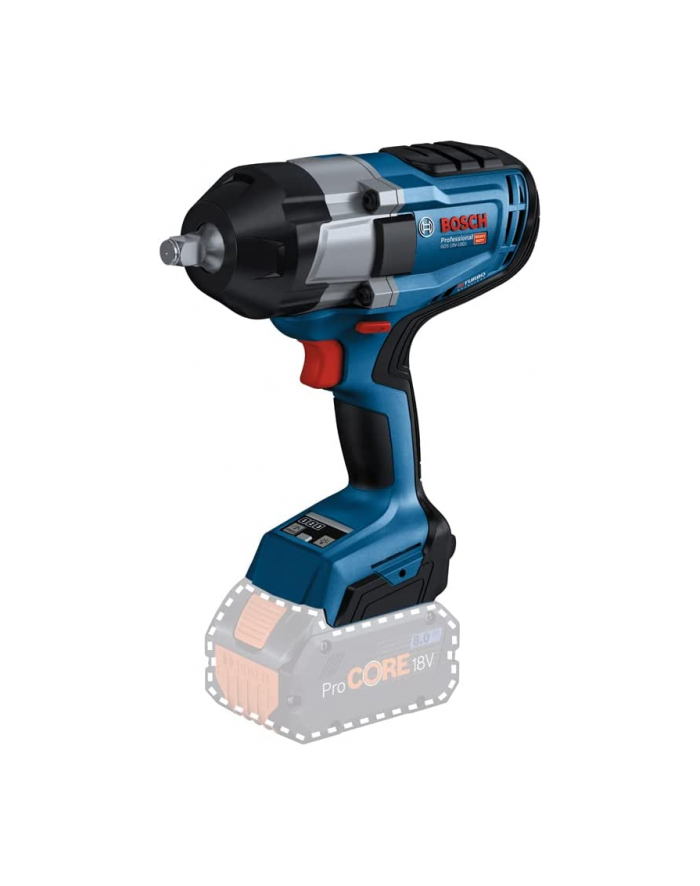 bosch powertools Bosch cordless impact wrench BITURBO GDS 18V-1000 Professional solo, 18V (blue/Kolor: CZARNY, without battery and charger, 1/2) główny