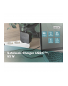 digitus Ładowarka sieciowa zasilacz 1x USB-C PD 3.0 max. 65W zintegrowany kabel 1,2m Czarna - nr 39