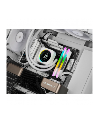 Corsair DDR5 32GB 6000 - CL - 40 - Dual-Kit - DIMM - CMH32GX5M2B6000C40W, Vengeance RGB, Kolor: BIAŁY