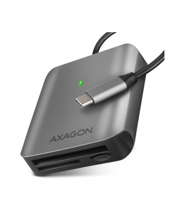 axagon Zewnętrzny czytnik kart CRE-S3C, USB-C 3.2 GEN 1, 3-slot ' lun SD/microSD/CF, obsługa UHS-II