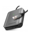 axagon Zewnętrzny czytnik kart CRE-S3, USB-A 3. 2 GEN 1, 3-slot lun SD/microSD/CF, obsługa UHS-II - nr 1
