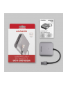 axagon Zewnętrzny czytnik kart CRE-S3, USB-A 3. 2 GEN 1, 3-slot lun SD/microSD/CF, obsługa UHS-II - nr 2