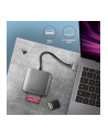axagon Zewnętrzny czytnik kart CRE-S3, USB-A 3. 2 GEN 1, 3-slot lun SD/microSD/CF, obsługa UHS-II - nr 5