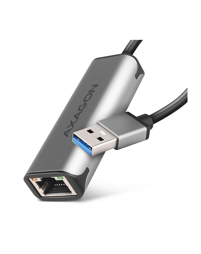 axagon Karta sieciowa 2.5 Gigabit Ethernet, Realtek 8156 AD-E-25R USB-A 3.2 Gen 1, automatyczna instalacja, szara główny