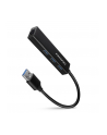 axagon Karta sieciowa HMA-GL3A 3x USB-A + GLAN, USB3.2 Gen 1 hub, metalowy, 20cm USB-A kabel - nr 1