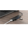 aukey Hub USB-A CB-H39 | Ultra Slim | 4w1 | 4xUSB 3.0 | 5Gbps - nr 4