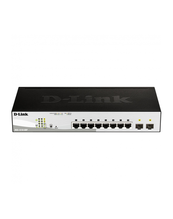 d-link Przełącznik DGS-1210-08P Switch 8GE PoE 2SFP główny