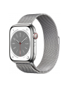 Apple Watch Series 8 Cell Smartwatch (milanaise silver, 45mm, stainless steel, 4G) MNKJ3FD/A - nr 8
