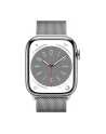 Apple Watch Series 8 Cell Smartwatch (milanaise silver, 45mm, stainless steel, 4G) MNKJ3FD/A - nr 9