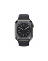 Apple Watch Series 8 Cell Smartwatch (graphite midnight, 45mm, Edelstahl, Sport Band) MNKU3FD/A - nr 1