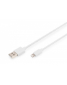 digitus Kabel do transmisji danych/ładowania USB A/Lightning MFI 2m Biały - nr 12