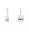 digitus Kabel do transmisji danych/ładowania USB A/Lightning MFI 2m Biały - nr 2
