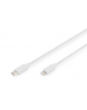 digitus Kabel do transmisji danych/ładowania USB C/Lightning MFI 2m Biały - nr 14