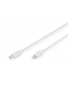 digitus Kabel do transmisji danych/ładowania USB C/Lightning MFI 2m Biały - nr 16