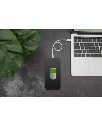 digitus Kabel do transmisji danych/ładowania USB C/Lightning MFI 2m Biały nr 2