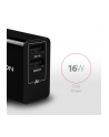 axagon Ładowarka sieciowa ACU-DS16, SMART 16W, 2x port USB-A, 5V/2.2A + 5V/1A - nr 4
