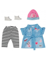 ZAPF Creation BABY born Deluxe Jeans dress 43cm, doll accessories (with shirt dress, leggings, hat and shoes) - nr 1