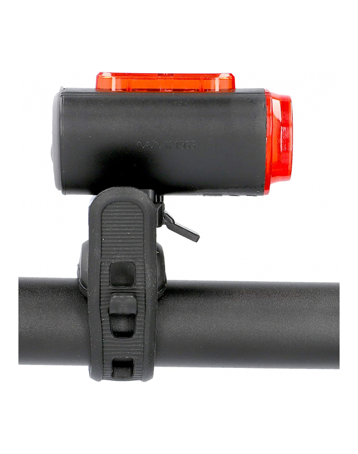 fischer die fahrradmarke FISCHER bicycle battery rear light Twin, LED light główny