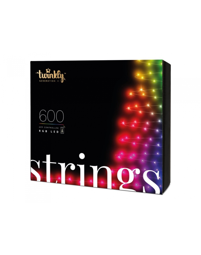 twinkly Inteligentne lampki choinkowe Strings 600 LED RGB Łańcuch główny
