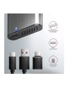 axagon Obudowa zewnętrzna, aluminiowa, bezśrubowa, EEM2-SG2, USB-C 3.2 Gen 2 - M.2 NVMe ' SATA SSD - nr 22