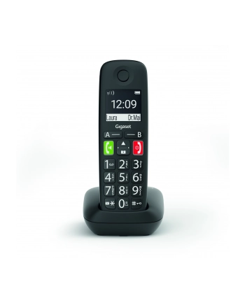 Gigaset E290, analogue telephone (Kolor: CZARNY)