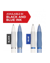 Długopis żelowy Sharpie S-GEL FASHION - blister 4szt (korpusy białe i szarobłękinte  wkłady: 2xniebieski oraz 2xczarny) M 0 7mm 2162647 - nr 18