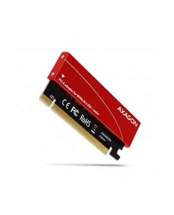 axagon Adapter wewnętrzny PCEM2-S, PCIe x16 M.2 NVMe M-key slot aluminiowa osłona