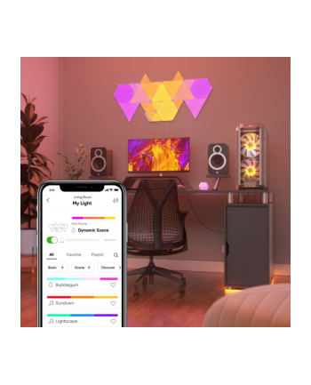 Nanoleaf Shapes Triangles - zestaw 9 paneli (NL470002TW9PK)